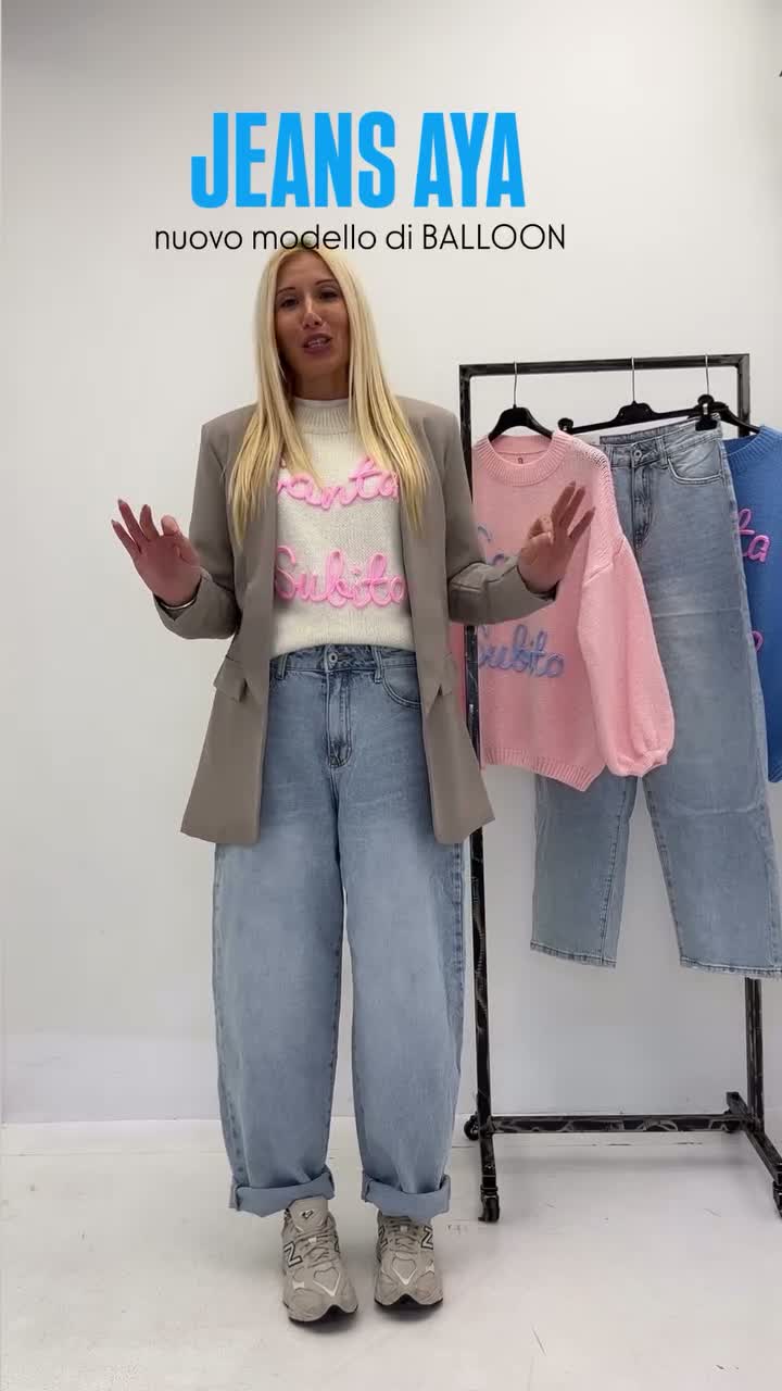 jeans aya modello balloon