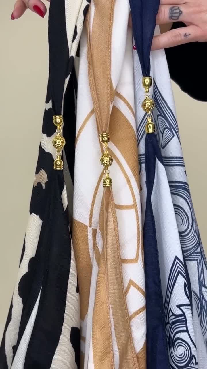 foulard fantasia con chiusura bandana