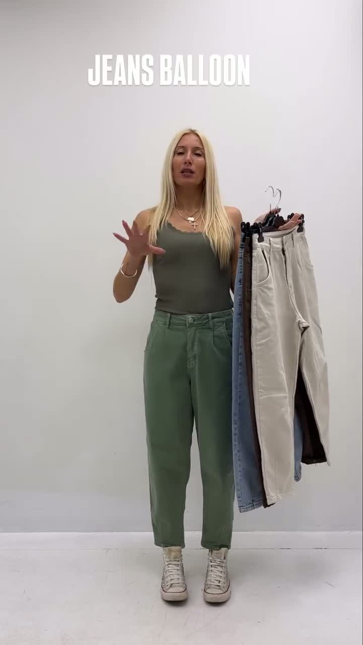 jeans elasticizzato balloon